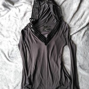 Soul Revival hooded long sleeve size small